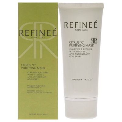 Refinee Citrus C Clarifying and Brightening Detox Face Mask with Vitamin C &amp; Goji Berry 3oz.