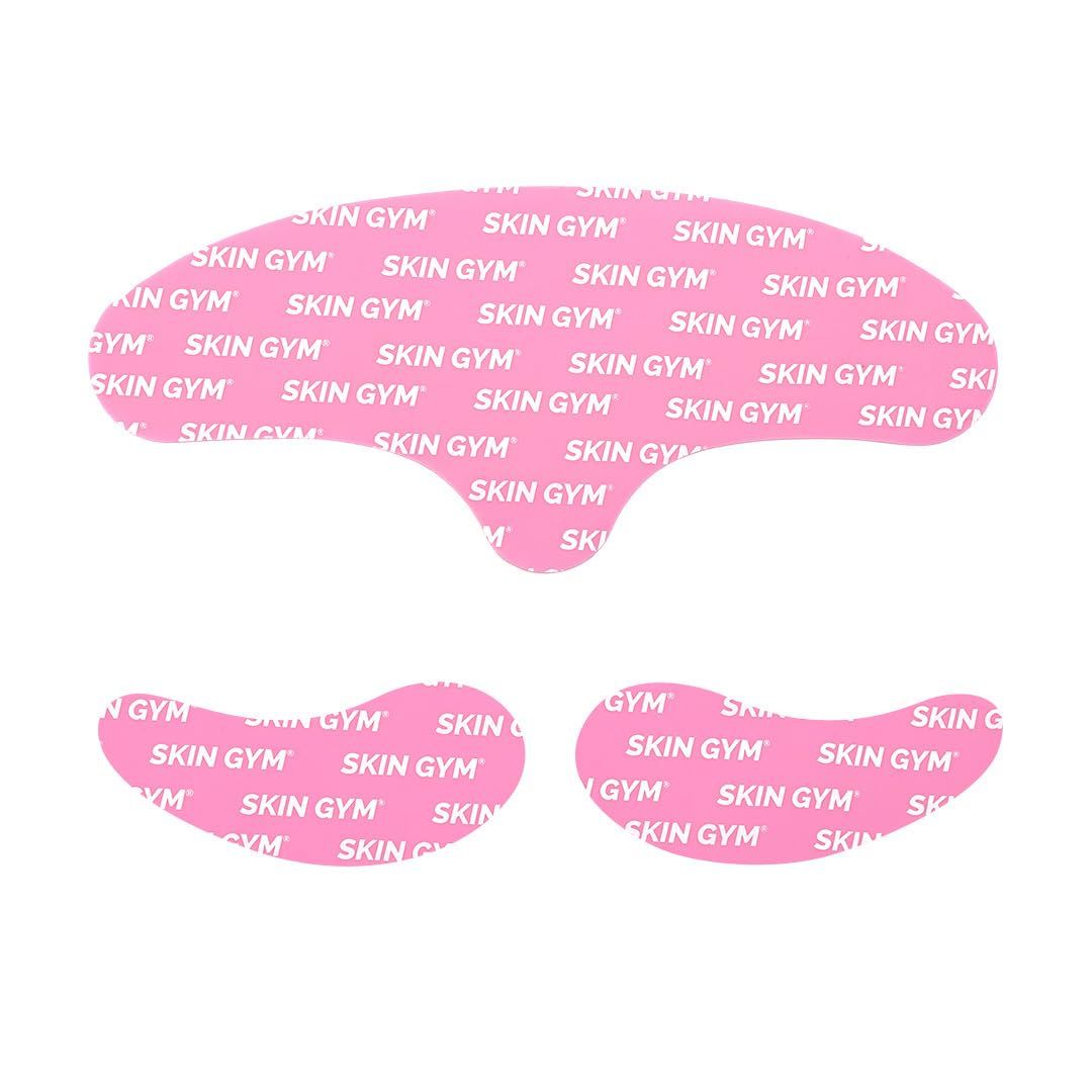 SKIN GYM Eye Kit Re-Usable Mask Collection, Silicone Masks for Under-Eye Hydration, Set of 3