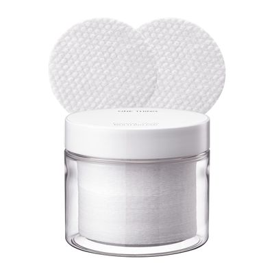 ONE THING Multi Big Pads 70 PCS | DIY Dry Toner Pads, Large Size Exfoliating Soft Lightweight Cotton Face Rounds | Daily Travel Size Refill No Lint Double Sided | Korean Skin Care