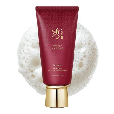 SOORYEHAN Hyobidam Fermented Cleansing Foam (5.4 fl oz) - Korean Skincare for Thorough Cleansing, Moisture Retention, and Softening Effects. with Baekhyodan to Remove Impurities