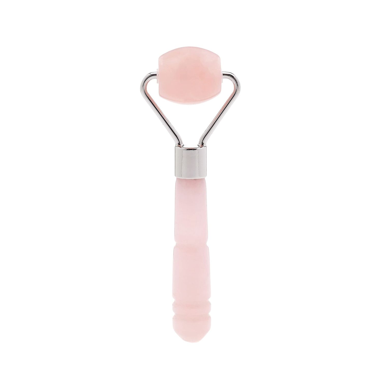 Skin Gym Rose Quartz Mini Roller Facial Massager for Wrinkles and Fine Lines Anti-Aging Face Lift Skin Care Beauty Tool