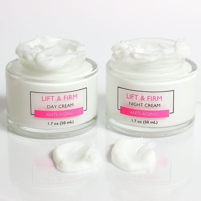 SpaScriptions Clinicals- Lift &amp; Firm Day &amp; Night Cream Set with Collagen - 2 Pack (1.7oz)