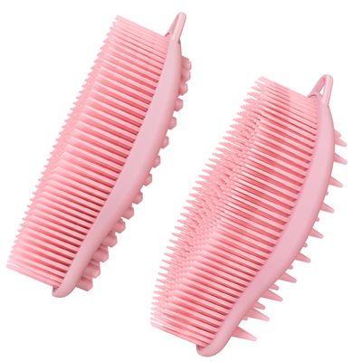 Silicone Body Scrubber - Exfoliating Body Scrubber for Men and Women, Soft Dual-Sided Shower Brush for Body Clean and Massage, Gentle Bath Brush Lathers Well for All Kinds of Skin