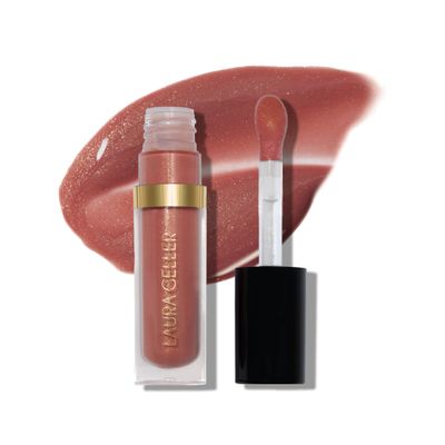 LAURA GELLER Jelly Balm Nourishing Lip Oil Serum | Hydrating Lip Boost Treatment Moisturizing Lip Repair | Soothe Dry Chapped Lips| There she Rose