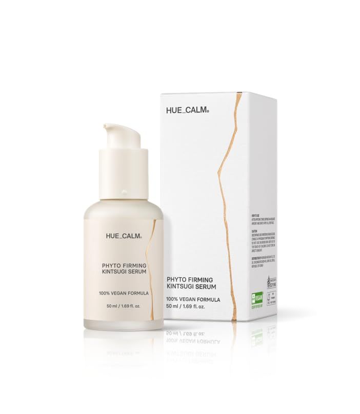 HUECALM Kintsugi Firming Serum, Korean Skincare, Vegan, 50 ml