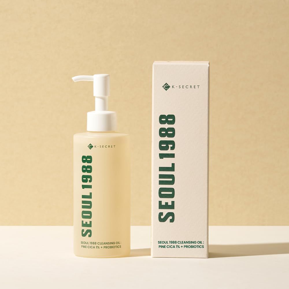 KSECRET SEOUL 1988 Cleansing Oil : Pine Cica 1% + Probiotics, 200ml/6.76fl.oz.