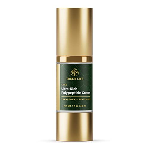 Tree of Life Beauty Moisturizer, Luxe Ultra-Rich Polypeptide Face Cream - Skin Barrier Repair - Dermatologist-Tested to Hydrate &amp; Soothe Dry Sensitive Skin - Non-Greasy Facial Skin Care - 1 Fl Oz