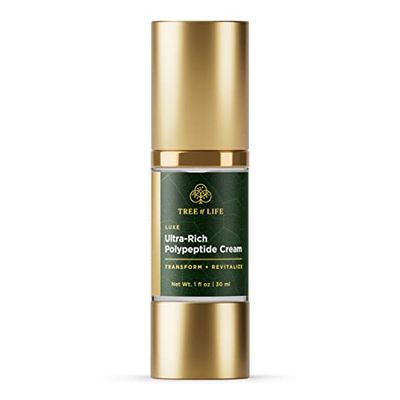 Tree of Life Beauty Moisturizer, Luxe Ultra-Rich Polypeptide Face Cream - Skin Barrier Repair - Dermatologist-Tested to Hydrate &amp; Soothe Dry Sensitive Skin - Non-Greasy Facial Skin Care - 1 Fl Oz