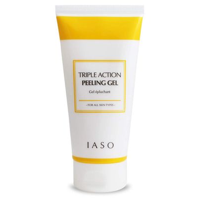 IASO Triple Action White Peeling Gel | Peeling Gel For Face, Moist Peeling Gel, Leaving The Skin Clear, Smooth, Refreshed, Korean Skin Care, 5.07 oz