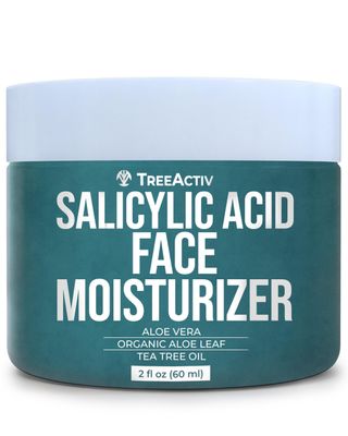 TreeActiv Salicylic Acid Face Moisturizer, 2 fl oz, Acne Treatment Face Cream for Oily Skin with and Tea Tree Oil, For Teens and Adults with Acne Prone Skin and Cystic Acne, 90 Day Supply