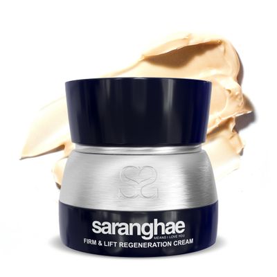 Saranghae Hydrating Moisturizer Face Cream for Soft, Smooth Skin, Face Moisturizer for Dry Skin, with Hyaluronic Acid &amp; 12 Anti-Aging Skin Care Botanicals for Cellular Regeneration - 2.11 oz