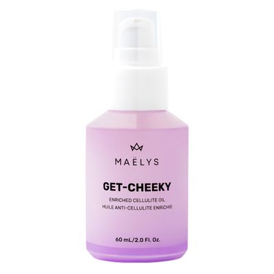 MALYS Cosmetics GET-CHEEKY Enriched Cellulite Oil - Shea Butter &amp; Vitamin E Target the Look of Fatty Skin &amp; Reduce The Appearance Of Cellulite