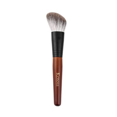 Kcnoss Contour Brush for Makeup Face Powder Brushes-Contour &amp; Define-Perfect for Contour PowderBlush, Bronzer, Highlighter-Even and Natural Application, Made with Natural Animal Hair Fox Bristles,