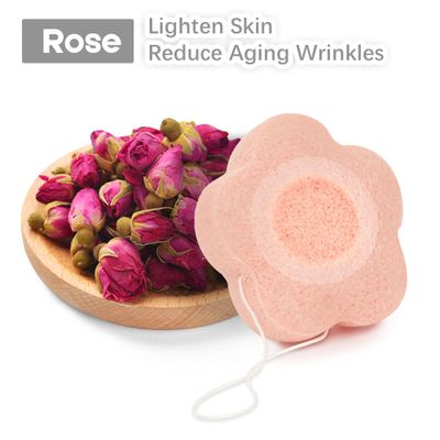 Konjac Facial Sponges Scrubbers Set for Cleansing Exfoliating Washing Face Body, Organic Natural Face Sponge Puffs for Exfoliator Skincare Makeup Removal, Safe for Women Men Sensitive Oily Dry Skin