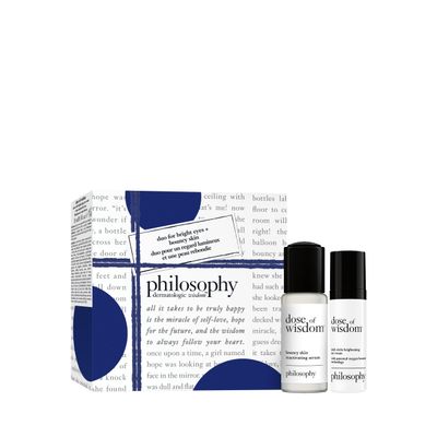 philosophy 2-pc duo for bright eyes &amp; bouncy skin skincare holiday gift set