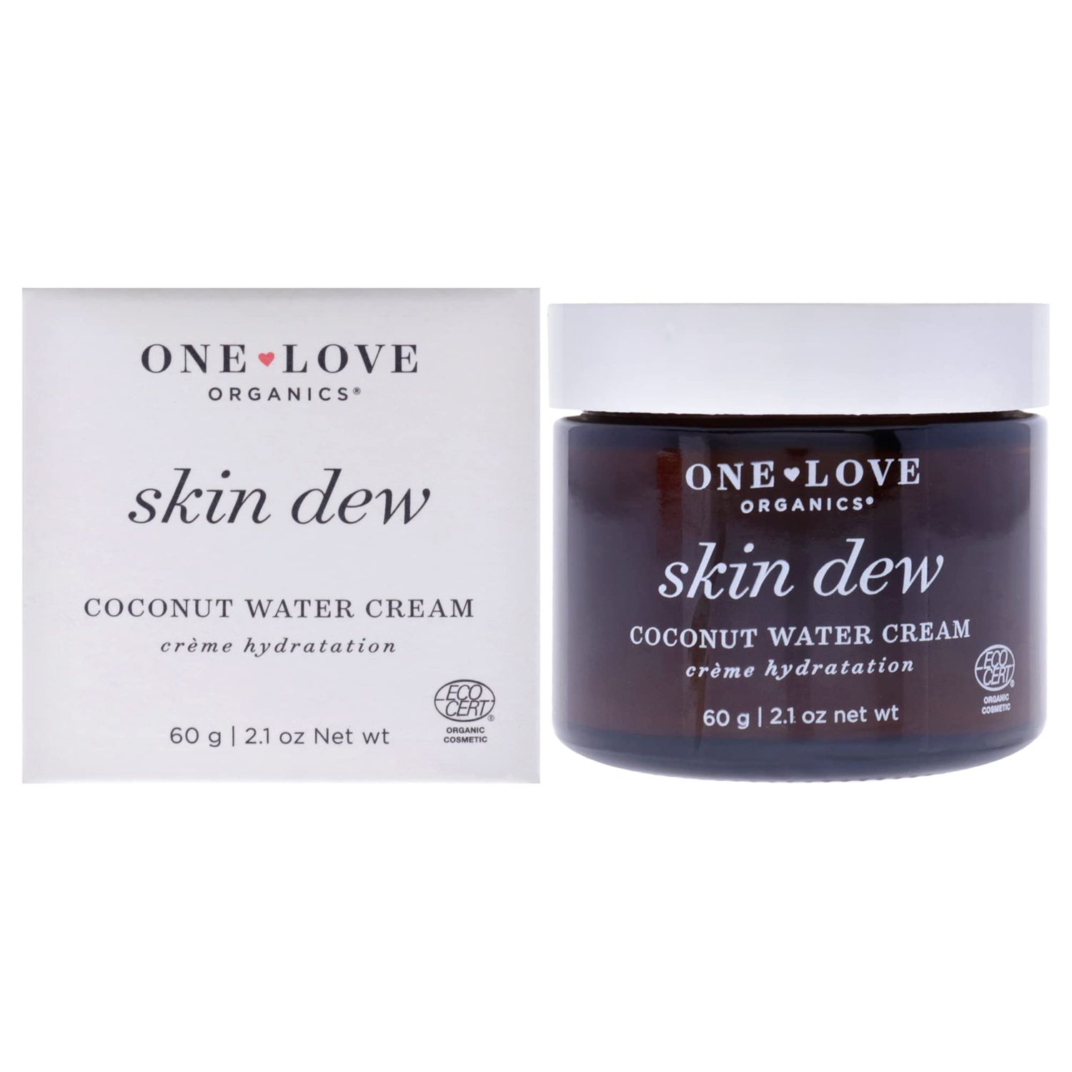One Love Organics Skin Dew Coconut Water Cream Women 2.1 oz