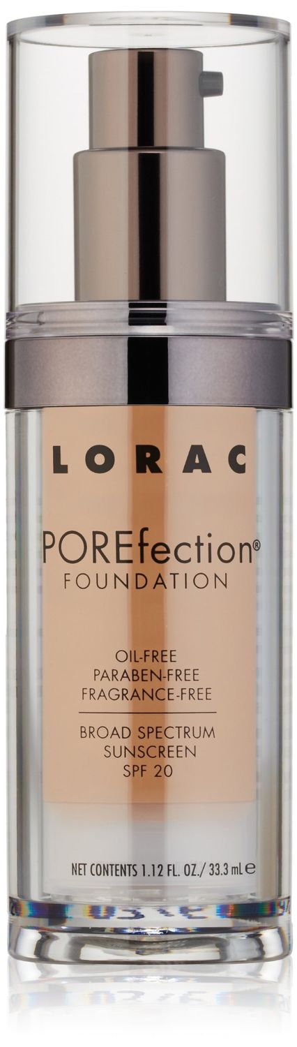 LORAC POREfection Foundation, PR8-Golden Tan, 1.12 Fl Oz
