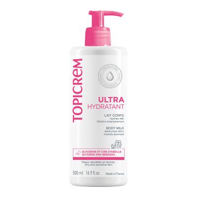 Topicrem ultra-moisturising body milk, 500 ml