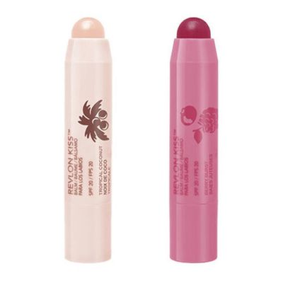 Revlon Kiss Lip Balm Tropical Coconut &amp; Berry Burst, .09oz each