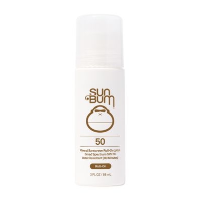Sun Bum Mineral SPF 50 Roll-On Sunscreen Body Lotion | Broad Spectrum Moisturizing Sunblock with Vitamin E |Hawaii 104 Act Compliant (Octinoxate &amp; Oxybenzone Free) | Travel Friendly 3 oz