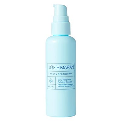 Josie Maran Argan Apothecary Daily Response Calming Facial Cleanser - Gentle Exfoliating Face Wash for Pores &amp; Sensitive Skin - With Organic Argan Oil, Salicylic Acid, &amp; Tea Tree Oil (4 fl oz/120 ml)