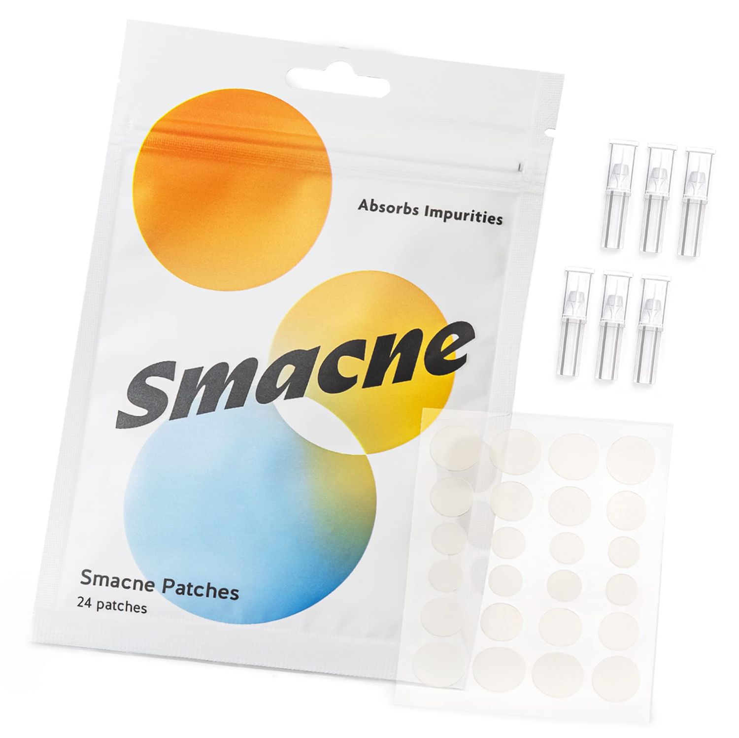 SMACNE Sticks and Acne Pimple Patch, Spot Treatment (12 Sticks &amp; 24 Patches)