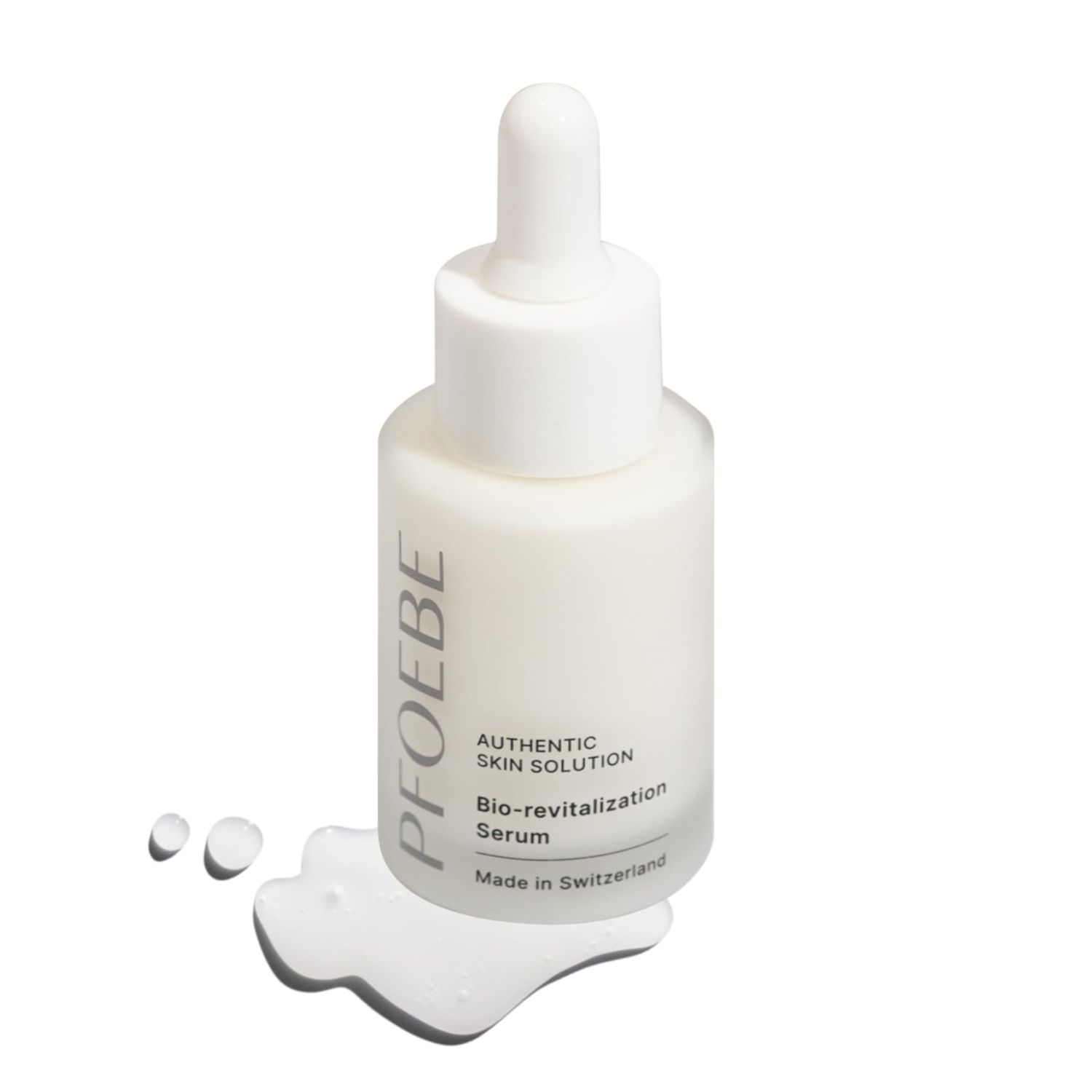 Pfoebe &amp; Co. Bio-Revitalisation Serum - Facial Serum - Hyaluronic Acid, Vitamin C, Niacinamide, Ectoin, Swiss Glacial Water| Hydrate &amp; Rejuvenate |Radiance &amp; Youthful Complexion | All Skin Types, 30ml