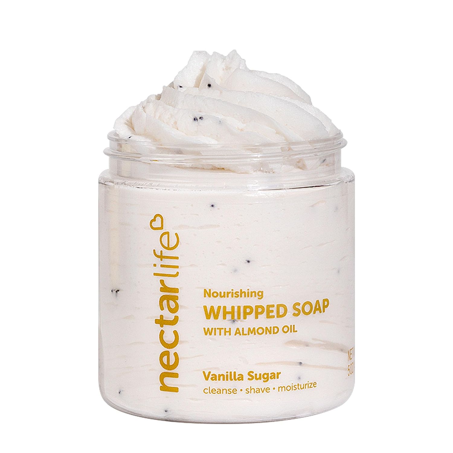 Nectar Life Whipped Soap and Shave Butter, 5 oz (Vanilla Sugar)