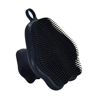 Mini Silicone Face Cleaning Brush, Manual Facial Scrubber Exfoliator Cleaning Brush Pad Soft Face Cleanser for Exfoliating and Massage Pore for All Skin Types