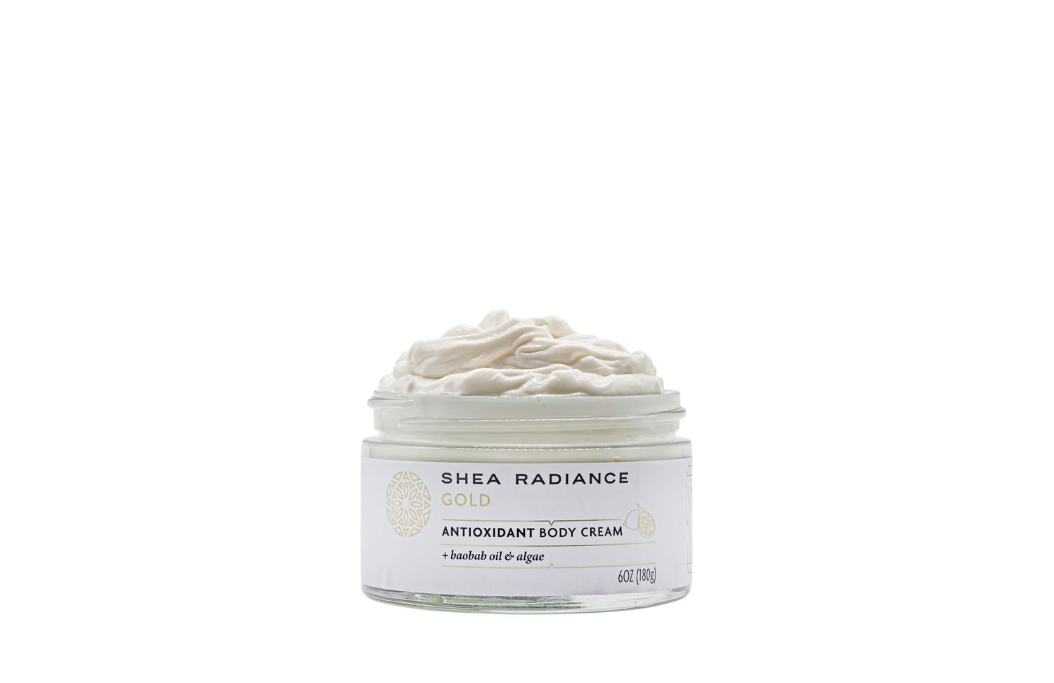 Shea Radiance Classic Scent Baobab - Unrefined Shea Antioxidant Cream &amp; Body Lotion, for All Skin Types - Collagen Boosting Hydration | 6oz