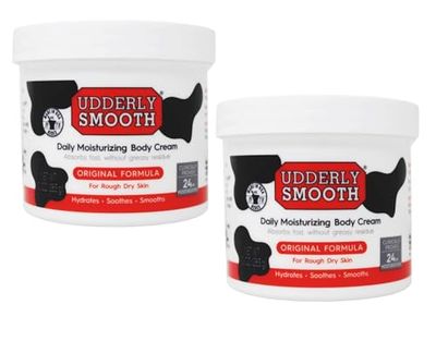 Udderly Smooth Body Cream Skin Moisturizer, 10 Ounce (Pack of 2)