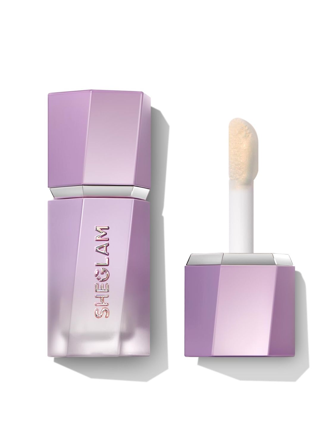 SHEGLAM Chroma-Glow Bloom Liquid Highlighter Color Changing Gel Cream Multichrome Highlighter High-Shine Finish Long Wear Brightening Non-Caking-Solar Flare