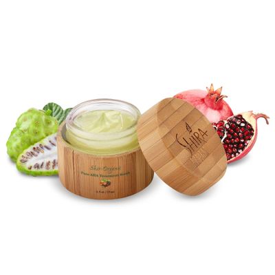Shira-Organic Pure AHA Treatment Scrub, Natural Scrub For Skin Exfoliation and Rejuvenation, Fit For All Skin Types (50 ML)