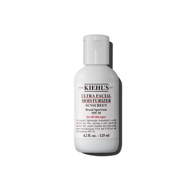Kiehl&#39;s Ultra Facial Moisturizer with SPF 30, Hydrating Face Cream for All Skin Types, UVA &amp; UVB Sunscreen Protection, Skin Feels Soft and Smooth, with Squalane, Paraben-free - 4.2 fl oz