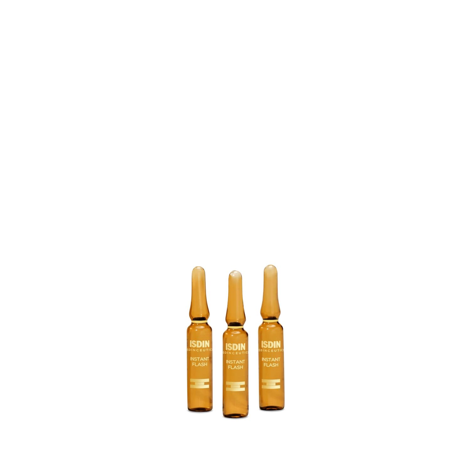 ISDIN Isdinceutics Instant Flash Firming and Lifting Serum for Face with Antioxidants and Hyaluronic Acid - 5 ampoules, 0.06FL OZ x 5
