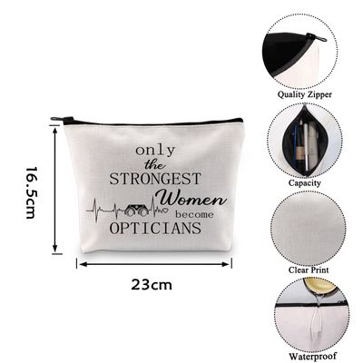 VAMSII Optician Gifts for Women Optometrist Gifts Makeup Bag Optometry Gifts Eye Technician Gifts Eye Doctor Gifts (women Opticians)