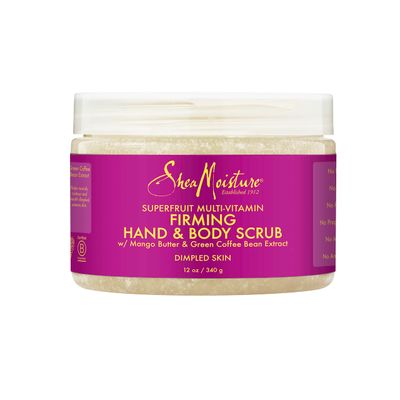 SheaMoisture Hand &amp; Body Exfoliator SuperFruit Complex Exfoliating Scrub for Dry Skin with Shea Butter 12 oz