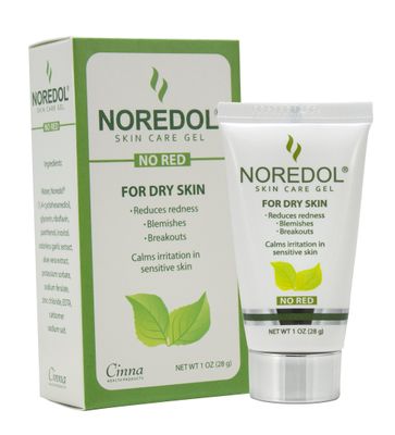 Noredol Skin Care Gel - Redness Relief for Face and Dry Skin - Soothes Prone Skin and Irritation - Fragrance Free 1 oz.