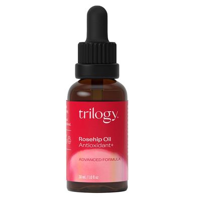 Trilogy Rosehip Oil Antioxidant+, Certified Organic Hydration &amp; Repair Beauty Oil, 1.0 fl oz