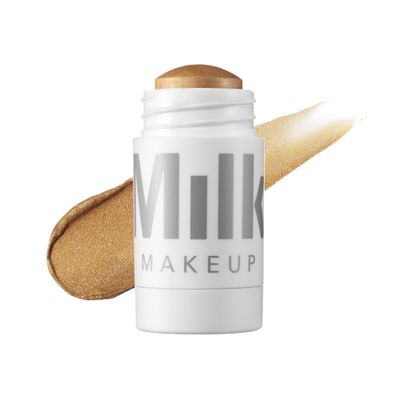 Milk Makeup Highlighter, Strobe (Gold) - 0.21 oz - Dewy Cream Highlighter Stick - Blendable &amp; Buildable - 1,000 Swipes in Every Stick - All Skin Types - Vegan, Talc Free &amp; Cruelty Free