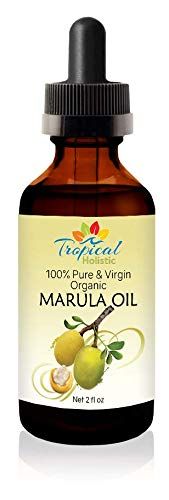 Tropical Holistic 100% Pure Organic Marula Oil 2 oz - Luxury Cold Pressed Unrefined Face Moisturizer For Skin, Hair, Body Care