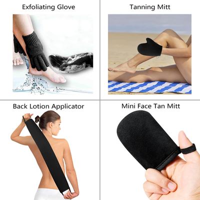 KELILO Self Tanning Mitt Applicator - Self Tanner Applicator, Tanning Mitts Self Tanner Mitt Applicator, Self Tanner Mit, 5 in 1 Self Tanning Glove for Self Tan Mit, Self Tan Mitt Applicator