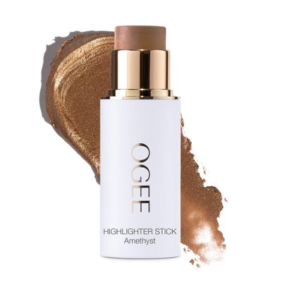 Ogee Sculpted Face Stick - Citrine (CITRINE - RADIANT GOLD SHIMMER) Certified Organic Bronzer Stick &amp; Highlighter Makeup - Multi-Use Bronzer Stick for Face