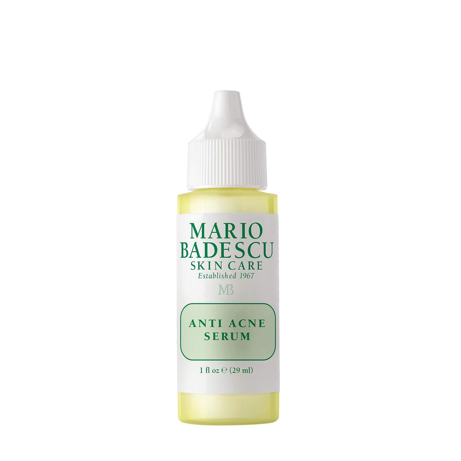 Mario Badescu Anti Acne Serum for Combination &amp; Oily Skin | Clarifying Gel-Serum that Tackles Clogged Pores | Formulated with Salicylic Acid and Glycerin | 1 FL OZ