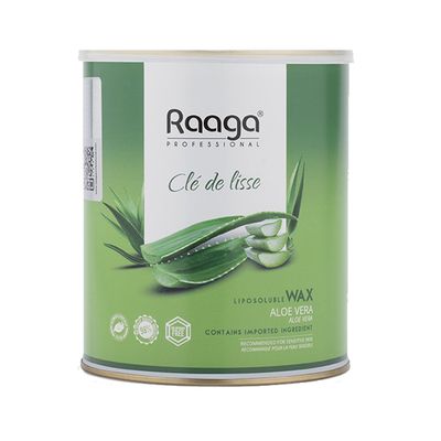 Raaga Professional Liposoluble Body Wax | Soft, Fine to Coarse Hair Removal | Hydrating Waxing for Sensitive Skin | Reduces Spots &amp; Scars with Aloe Vera | 27.05 Fl Oz (800ml)