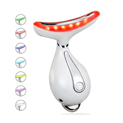 Red LED Light Therapy Device, Massager for Face &amp; Neck, Electric Facial Massage Skin Care Tool for Women