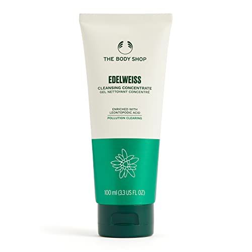 The Body Shop Edelweiss Cleansing Concentrate - Facial Cleanser - Gently Cleanses Tired, Dehydrated Skin- Vegan - 100ml