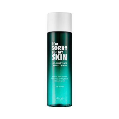 I&#39;m Sorry for My Skin Relaxing Toner - Mineral Calming, Hydrating and Soothing Facial Toner, Korean Skincare for Sensitive and Irritated Skin, 6.76 fl oz (200ml)