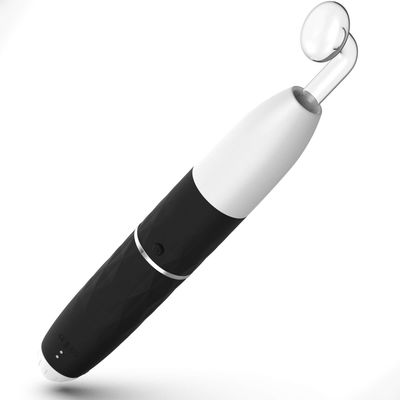 OxyGlow 1 Cordless Portable Facial Wand - 90% Neon + 10% Argon Custom Gas Blends, Tailored Ratio caters to All Skincare Needs (White)