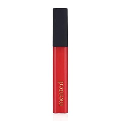 Mented Cosmetics Lip Gloss for Women Tinted Lip Balm Stain, Long Lasting Buildable Moisturizing Lipgloss Lipstick Topper, Made in USA, Cruelty Free Vegan Makeup, Red Hot and Bothered